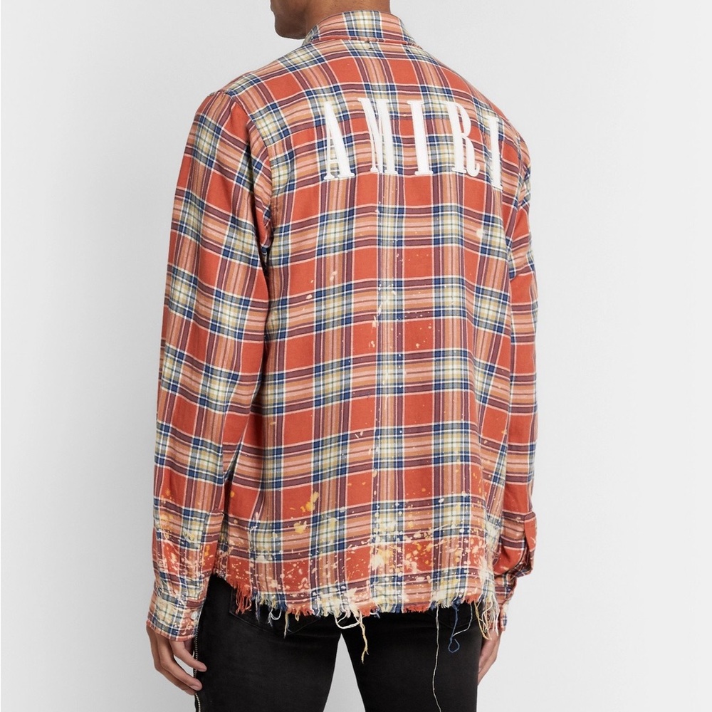 Authentic Amiri bleached flannel shirt - Size Men Medium
